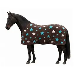 Fleece Abschwitzdecke mit Sternen