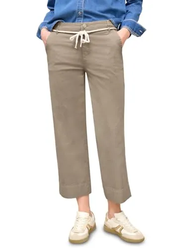 STREET ONE STUDIO Paperbag-Hose Middle Waist beige 36