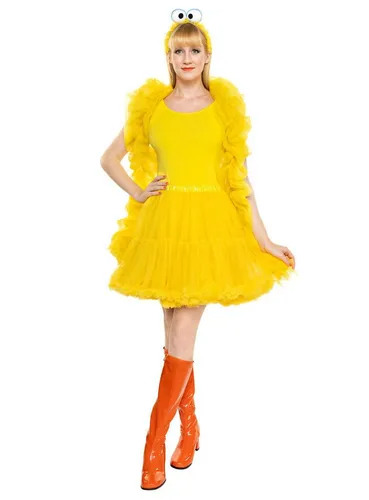 Maskworld Die Sesamstraße Bibo Tutu Kostüm Set - gelb