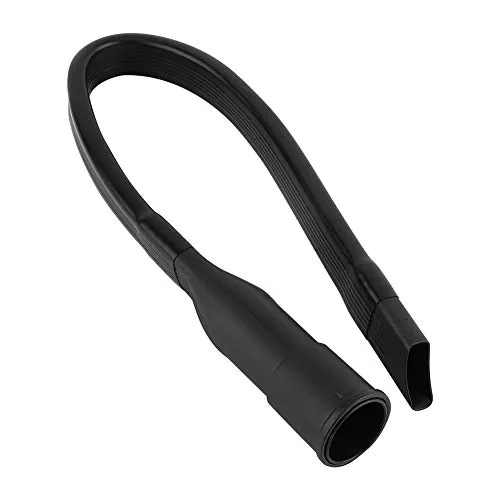 MAGT Flache Staubsaugerdüse, Reinigungsdüsen Staubsauger Düse Zubehör Langer Flacher Saugkopf Verformbarer Schlauch Schwarz(Innendurchmesser 32 mm)