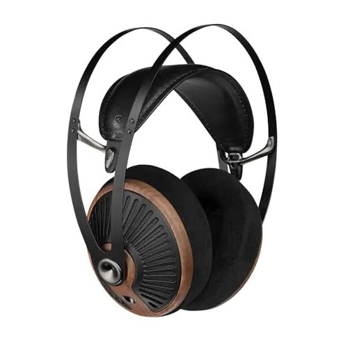 MEZE AUDIO 105 Silva Kabelgebundene Over-the-Ear-Kopfhörer, leicht, audiophil, offene Rückseite, 50 mm dynamische Treiber, niedrige Impedanz 42 Ohm, Kabel und Tragetasche im Lieferumfang enthalten