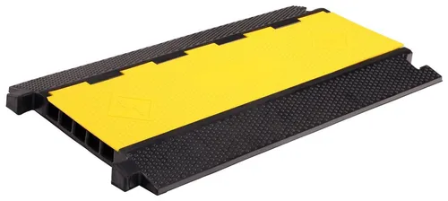 Pronomic Kabelkanal 5-90L Kabelbrücke 5-Kanal mit Steckverbindung - Kabelkanäle für Veranstaltungen: Schützt Kabel vor Abrieb und Überfahrten bis 7,5 t, sorgt für Sicherheit und Ordnung bei Events.