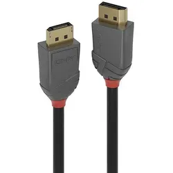 Lindy Anthra Line DisplayPort-Kabel 10m - KABEL & ADAPTER - Hochwertiges DisplayPort 1.2 Kabel mit 4K Unterstützung für gestochen scharfe Bildqualität und reibungslose Übertragung.