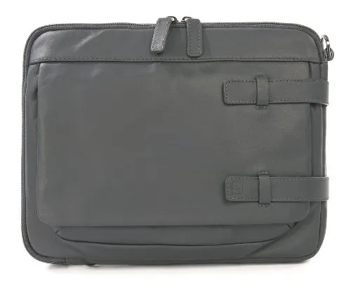Tucano Tema Shoulder Bag, Handtasche für iPad Mini, Tablets bis 8 Zoll, dunkelgrau