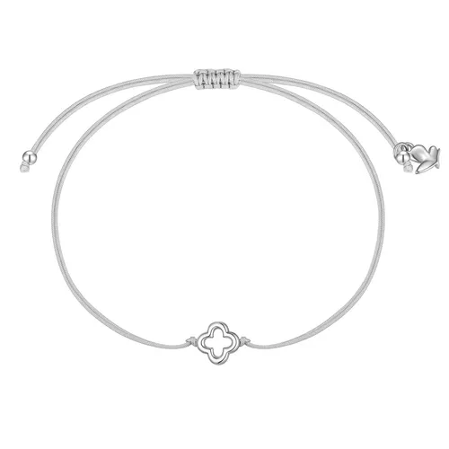 Glanzstücke München Damen Armband Kleeblatt aus Edelstahl in 15,0 - 22,0 cm, ver