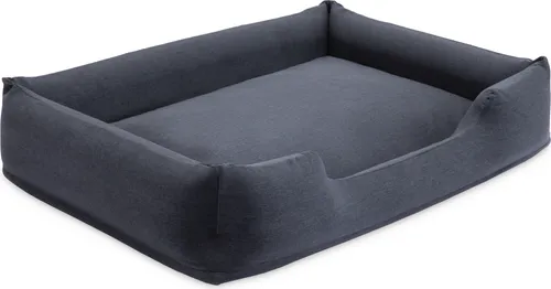 Intex Hundebett Anthrazit Größe M - Aufblasbares Hundebett für Hunde bis 23 kg, faltbar und ideal für Zuhause oder unterwegs. Der abnehmbare Bezug ist leicht zu reinigen und sorgt für Komfort.