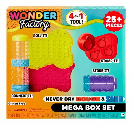 Produktbild Wonder Factory. Never Dry Dough & Sand. Mega Box MGA 35051595298