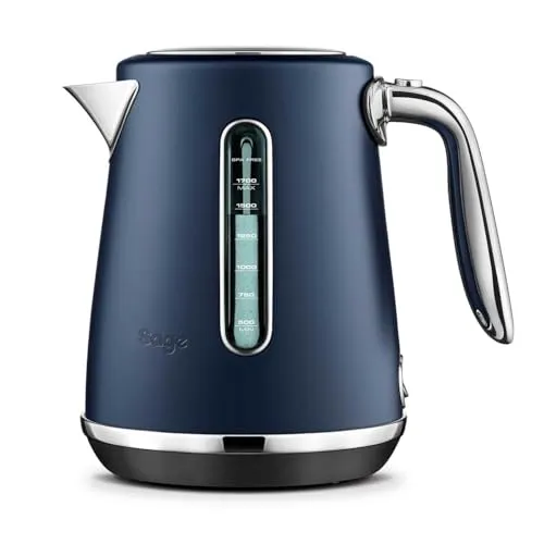 Sage The Soft Top Luxe Wasserkocher - 1,7 L, 2400 W, Zwetschgenblau - Wasserkocher mit sanft öffnendem Deckel und 360° Basis, BPA-frei, für sicheres und schnelles Sieden in stilvollem Design.