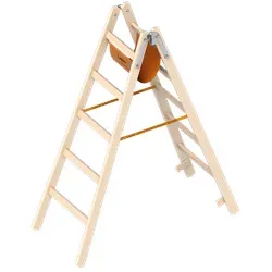 Layher Holzstehleiter 5 Sprossen von Layher