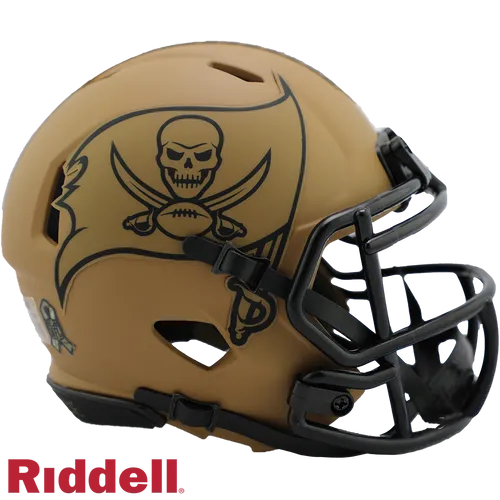 Tampa Bay Buccaneers NFL Riddell Mini Helm 2023 Salute Service Speed Sammlerstüc