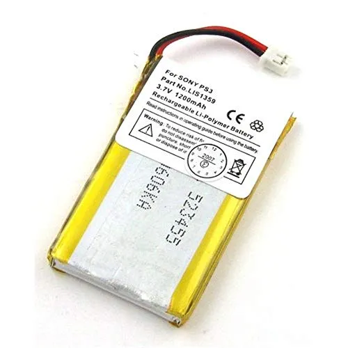 AccuCell Akku kompatibel mit Sony PS3 SIXAXIS Wireless-Controller Akku LIP1859, CS-SP130SL, LIS1359, LIP1472