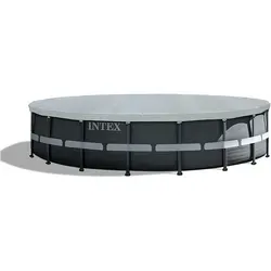 Intex Abdeckplane für Frame Pools Ø549cm - Funktionsjacken - Schützt Ihr Poolwasser vor Verunreinigungen und reduziert Verdunstung. Ideal für Intex Metal Frame Pools bis 549 cm Durchmesser.