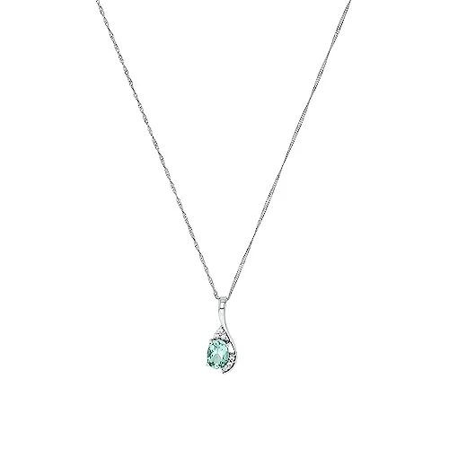 Amor Kette mit Anhänger 925 Sterling Silber - Elegante Damen Halskette aus 925 Sterling Silber mit funkelndem Zirkonia, perfekt als Geschenk für besondere Anlässe in edler Schmuck Geschenk Box.