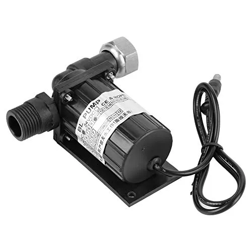 Akozon Wasserpumpe DC 12V - Hohe Temperaturbeständigkeit und leiser Betrieb - Wasserpumpen für Aquarien, Brunnen und mehr. Hohe Temperaturbeständigkeit und bürstenloser Motor sorgen für eine lange Lebensdauer von über 20.000 Stunden.