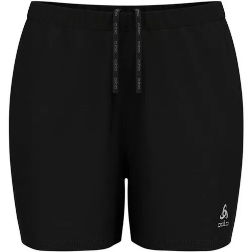 Odlo Essential Damen Laufshorts - Schwarz - M - Laufbekleidung mit Odlo Esco Eco 10 cm Shorts für Damen, die Komfort und Konzentration während Ihrer Laufsitzungen fördern.