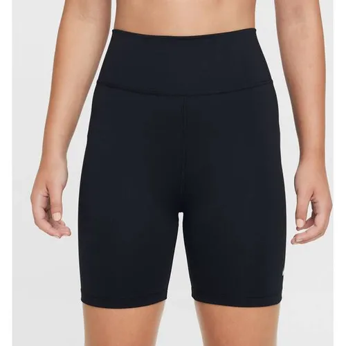 NIKE G NK DF ONE 5IN BIKE SHORT BLACK/WHITE - Trainingsbekleidung mit schweißableitender Technologie für ein angenehm trockenes Tragegefühl, ideal für intensive Workouts.