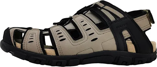 Geox Herren Uomo Strada C Sport Sandal - LT Taupe, 46 EU - Wanderschuhe mit flacher Absatzform, ideal für Freizeit und Outdoor-Aktivitäten, bietet hohen Tragekomfort und Atmungsaktivität.