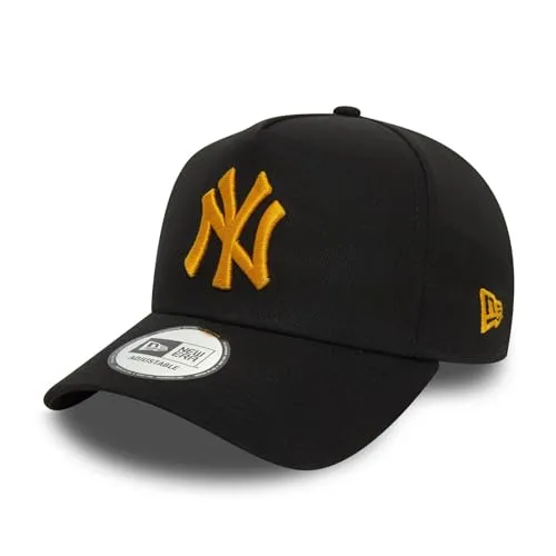 New Era E-Frame Snapback Cap - New York Yankees schwarz - Stylische Snapback Cap für Fans, verstellbar und perfekt für jeden Anlass.