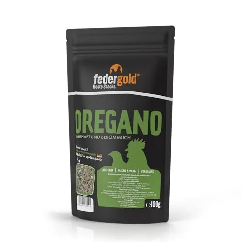 WachtelGold Oregano 100g - stärkt das Immunsystem - Kräuter für Wachteln und Hühner