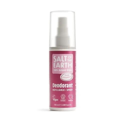 Salt Of The Earth Natürliches Deospray, Süße Erdbeere - Vegan, Langanhaltender Schutz, Ohne Tierversuche - 100 ml