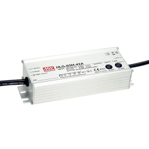 MEAN WELL HLG-60H-24B 60W 24V 2,5A LED Netzteil IP67 Dimmbar 0-10V PWM