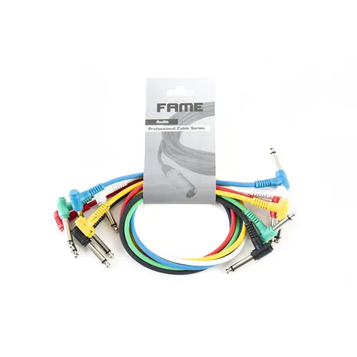 MUSIC STORE Patchkabel 6er-Pack 60 cm