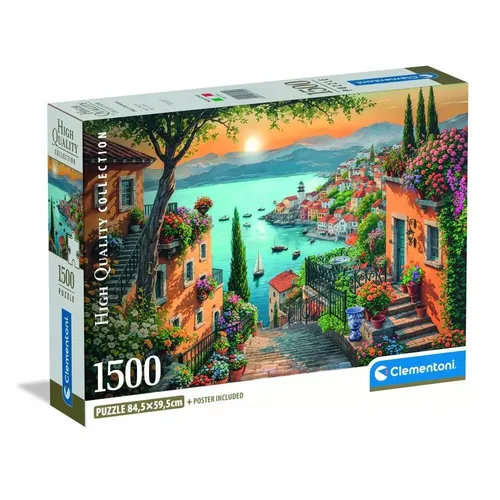 CLE puzzle 1500 Compact Steps to the Harbor 31729 Clementoni 8005125317295