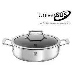 Schmortopf Quasar 24 cm mit UniverSUS® Oberflächenstruktur in schwarz von Schulte-Ufer