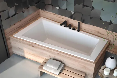 Modernes 5-teiliges Esstisch-Stuhl-Set aus Holz