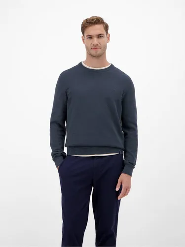 LERROS Strickpullover mit Logo Stickerei