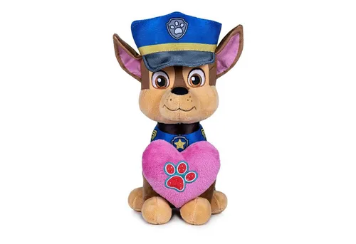 Play by Play Plüschfigur PAW Patrol (Chase) 20cm Kuscheltier für Fans der beliebten TV-Serie, ideal als Geschenk für Jungen und Mädchen