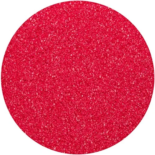 Bunter Zucker Rot 500g Dekorzucker