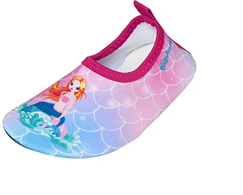 Playshoes Jungen Unisex Kinder UV-Schutz Barfuß Meerjungfrau Aqua Schuhe, pink, 24/25 EU