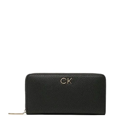 Calvin Klein Z/a Wallet Lg - Stilvolle Damengeldbörse - Portemonnaie aus hochwertigem Polyester und Polyurethan mit 5 Fächern, Münzfach und doppelten Kartenfächern. Ideal für modebewusste Damen, die Funktionalität und Stil schätzen.