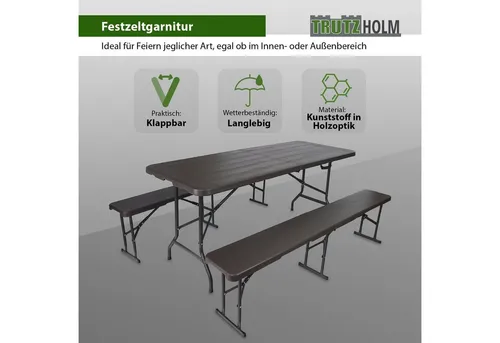 TRUTZHOLM Bierzeltgarnitur