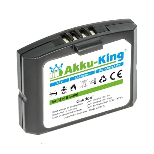 Akku-King Akku kompatibel mit Sennheiser BA 300, 500898, HC-BA300, NCI-PLS100H