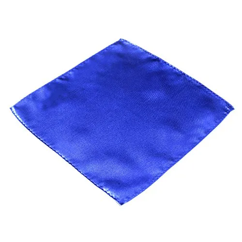 DonDon Herren Einstecktuch blau