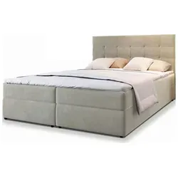 MASSENO Boxbett mit Bettkasten Glos, beige, 160 cm - Beiges Boxbett mit praktischem Bettkasten von MASSENO, ideal für optimalen Stauraum und hohe Qualität. Maße: B: 160 cm, H: 98 cm. Jetzt 10€ Willkommens-Gutschein sichern!