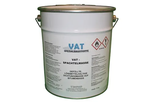VAT Spachtelmasse 10Kg Dachabdichtung Schweißbahn Bitumen (3,99 EUR/kg)
