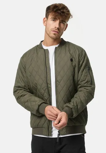 Indicode Herren Novak Bomberjacke mit Stehkragen - Funktionsjacken, klassischer Bomber-Schnitt mit elastischen Bündchen und leichter Wattierung für angenehme Wärme – ideal für Freizeit und Alltag.