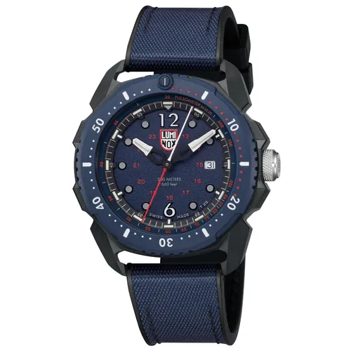 Luminox Herren Uhr XL.1053 ICE-SAR ARCTIC 46 mm - Armbanduhren, sportliche und robuste Uhr mit 100m Wasserdichtigkeit, Schweizer Uhrwerk und mattiertem CARBONOX-Gehäuse für den aktiven Lifestyle.