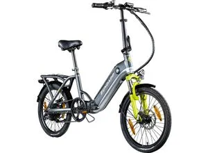 Zündapp ZT20R Ebike Klapprad 20 Zoll für Erwachsene - E-Bike Klapprad für Erwachsene, ideal für Pendler mit 6 Gängen und kraftvollem 250W Motor. Faltbar, platzsparend und mit bis zu 135 km Reichweite. Perfekt für Stadtfahrten!
