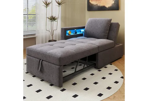 Odikalo Chaiselongue Loungesofa – Verstellbar & Platzsparend