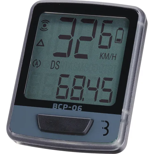 BBB Fahrradcomputer Computer 10-f DashBoard schwarz/grau - Praktischer Fahrradcomputer mit 10 Funktionen und gut lesbarem Display. Ideal für jeden Radfahrer, um Geschwindigkeit, Distanz und Zeit im Blick zu behalten. Einfach zu bedienen und wasserdicht für den täglichen Einsatz.