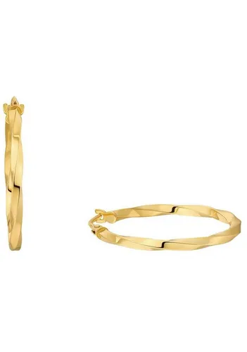 Amor Creolen Damen Ohrschmuck, 2,5 cm aus 375 Gold in gold von Amor