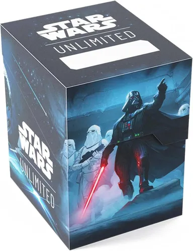 Gamegenic Star Wars: Unlimited Soft Crate Darth Vader - All-in-one Lösung für 60 Karten, perfekte Aufbewahrung für TCGs und LCGs mit innovativem Schließ-Mechanismus