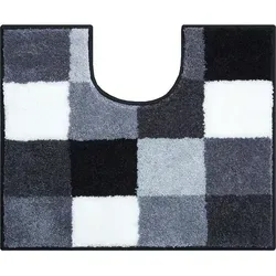 WC-Vorleger Grund Bona 50 x 60 cm grau - Badvorleger aus hochwertigem Polyacryl, rutschfest und pflegeleicht – für ein stilvolles Badezimmerambiente.