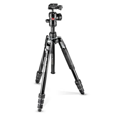Manfrotto MKBFRTA4BK-BH Befree Advanced Alu Reisestativ - Stativ für Fotografen, leicht und kompakt, mit einer maximalen Höhe von 127 cm und einer Belastbarkeit von bis zu 8 kg, ideal für Reisen und Outdoor-Shootings.