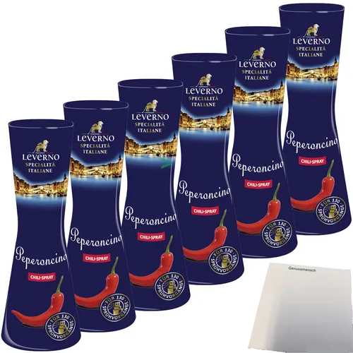 Leverno Peperoncino Chili-Spray 6er Pack 6x40ml Flasche usy Block