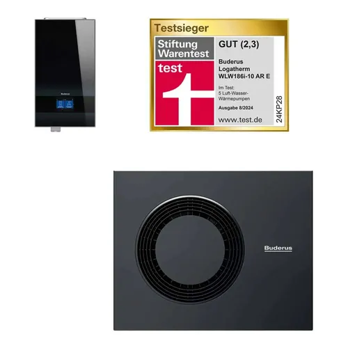 Buderus Logatherm M WLW186i-10 AR E Wärmepumpen-Set